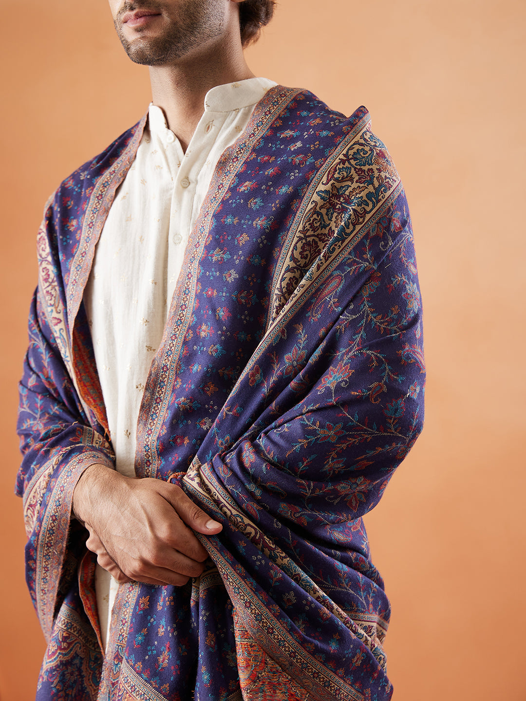 Men Khwaab Jamawar Shawl (Size: 101x203 Cm)