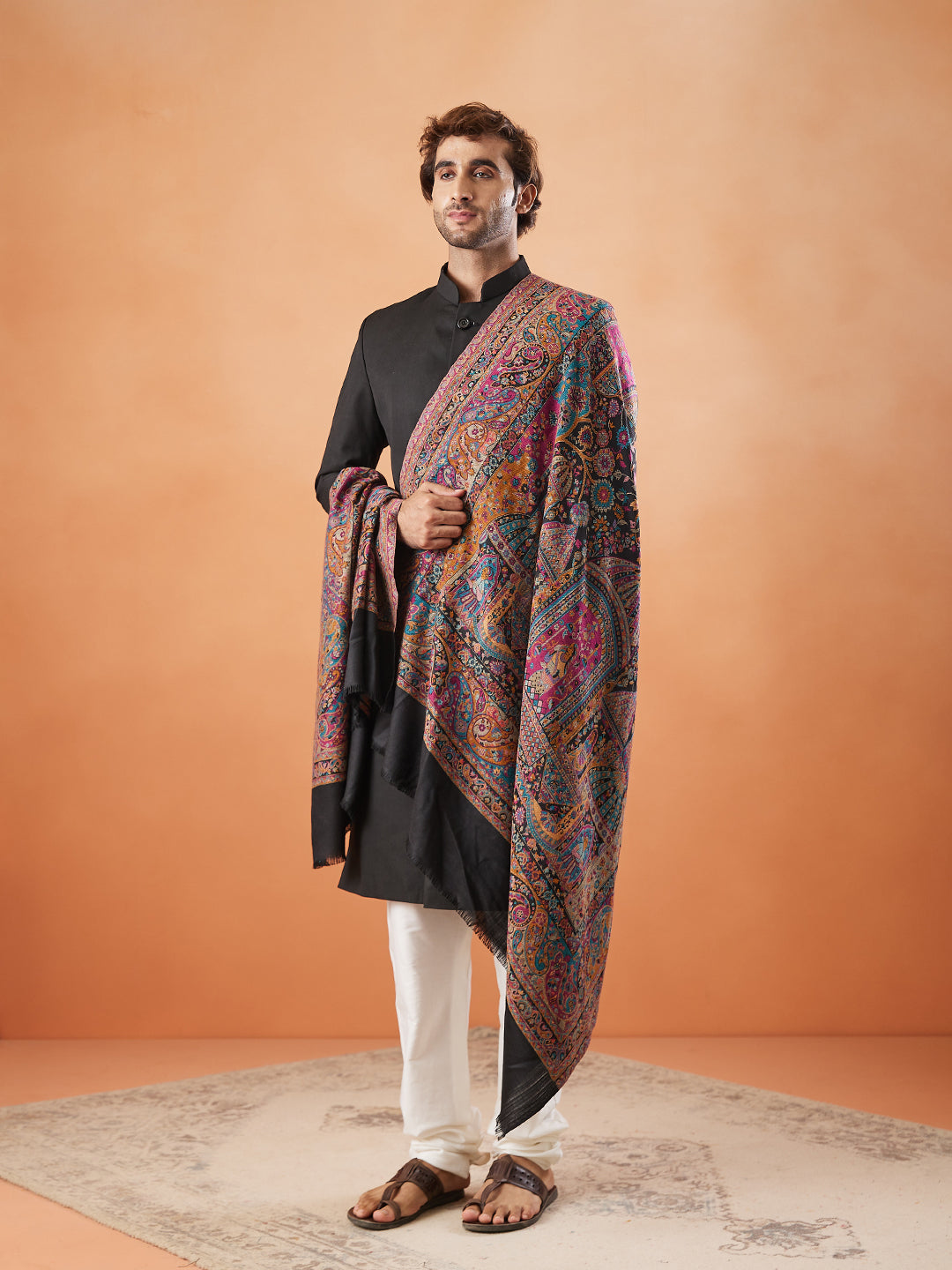 Mens Chandrika Kaani Shawl (Size: 101x203 Cm)