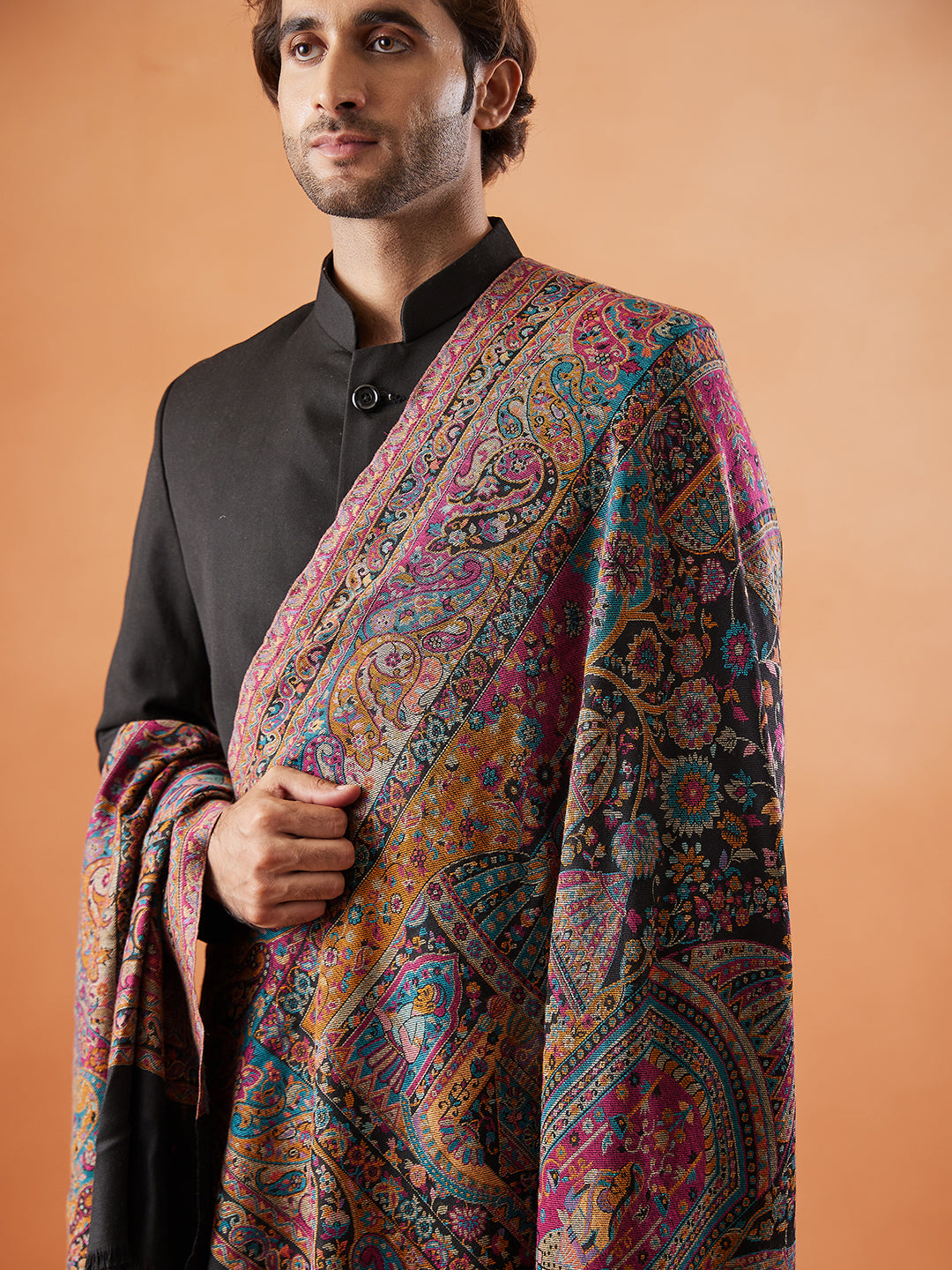 Mens Khushnuma Kaani Shawl (Size: 101x203 Cm)