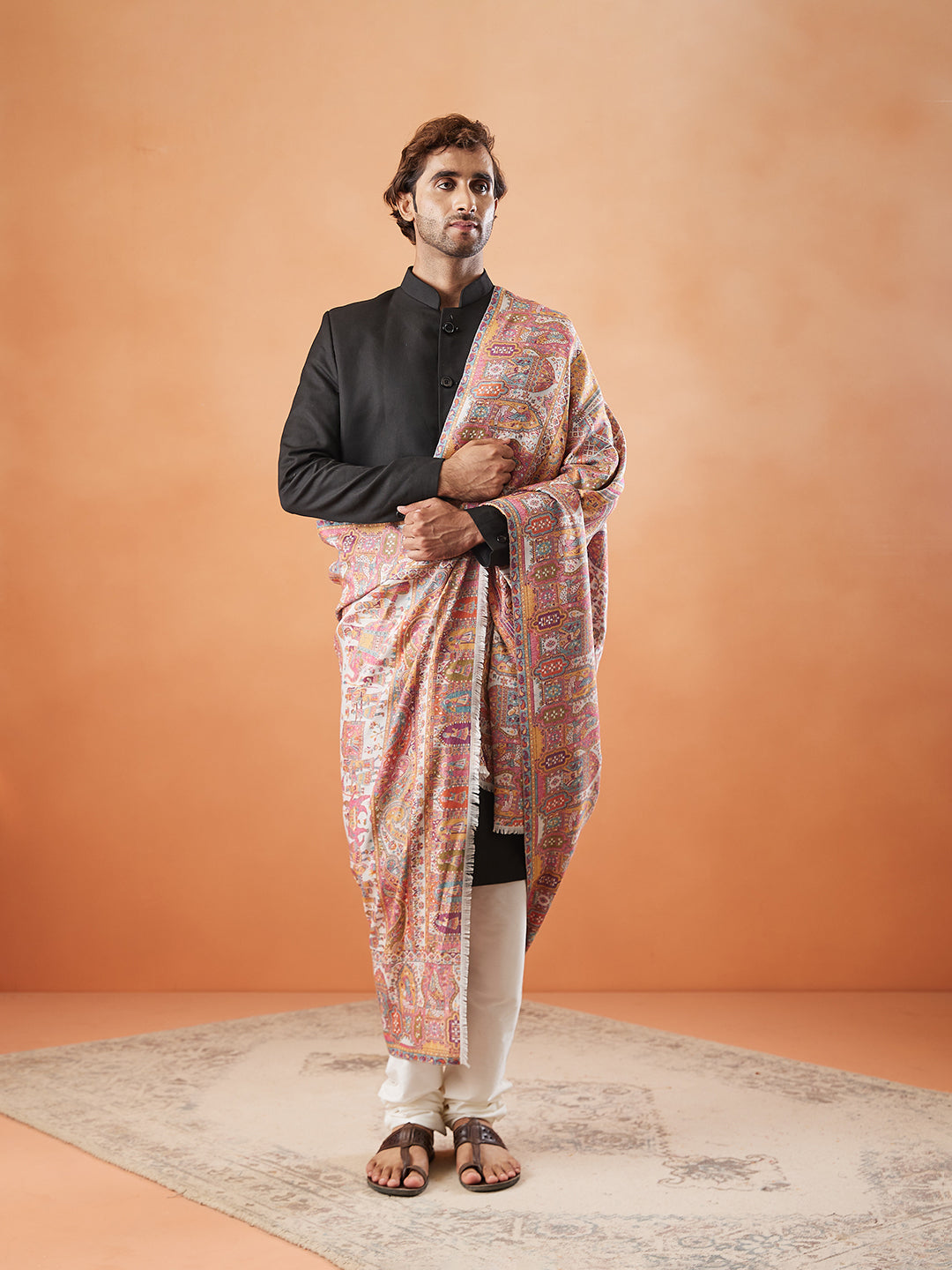 Mens Shahi Mehfil Kaani Shawl (Size: 101x203 Cm)