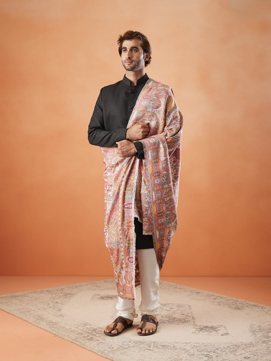 Mens Shahi Mehfil Kaani Shawl (Size: 101x203 Cm)