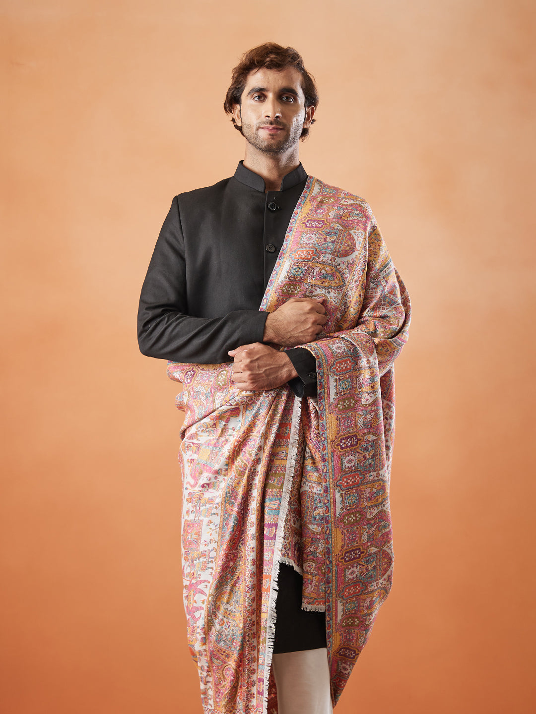 Mens Shahi Mehfil Kaani Shawl (Size: 101x203 Cm)