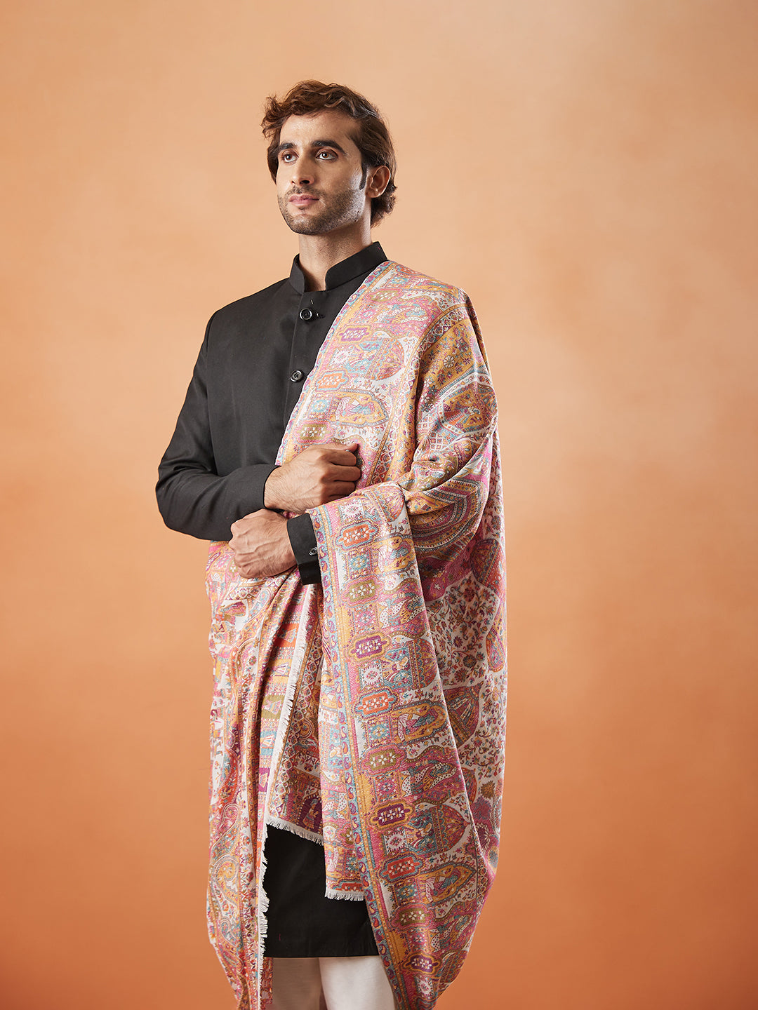 Mens Shahi Mehfil Kaani Shawl (Size: 101x203 Cm)