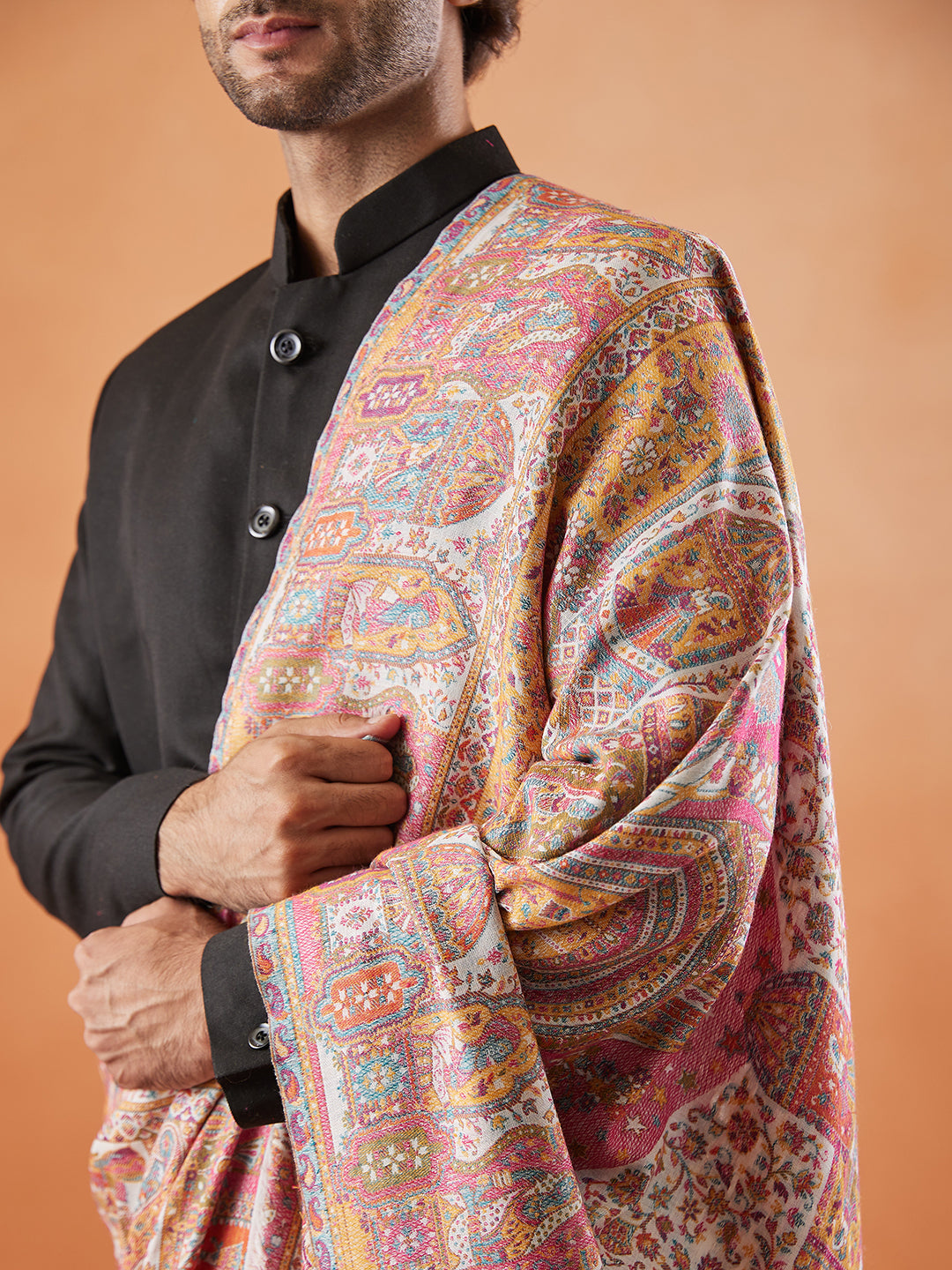 Mens Shahi Mehfil Kaani Shawl (Size: 101x203 Cm)