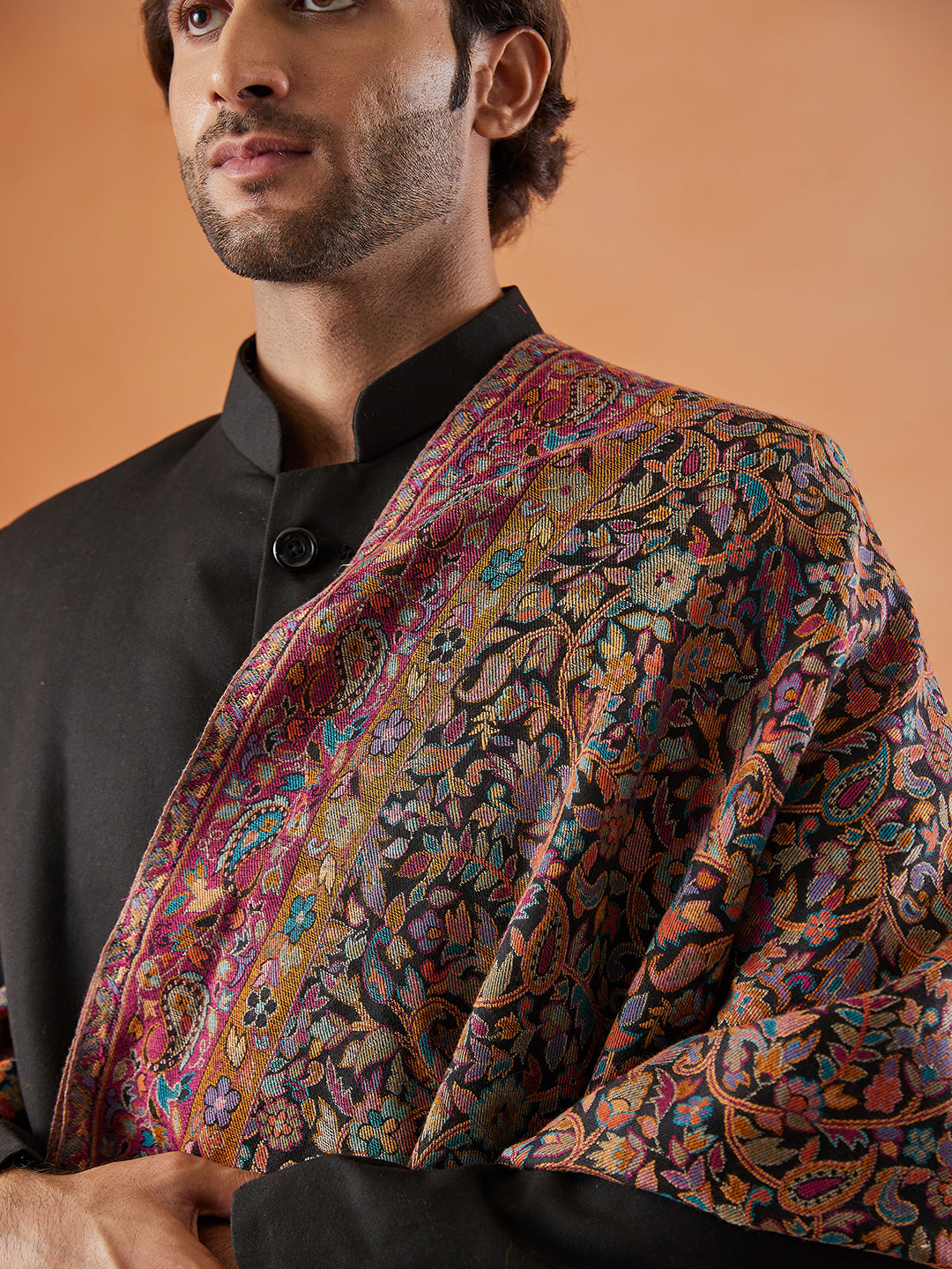 Mens Gulzar Kaani Shawl (Size: 101x203 Cm)