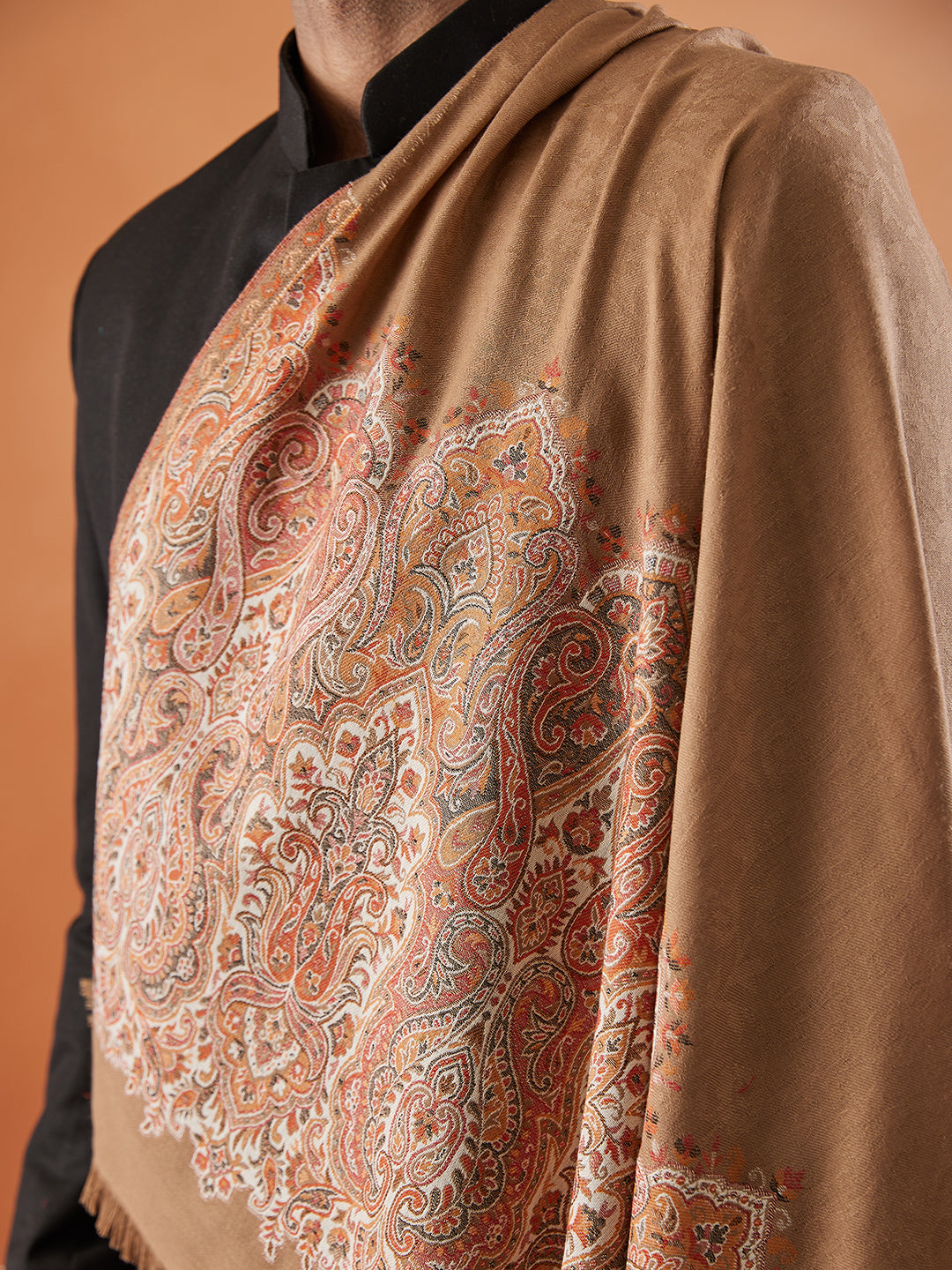 Men Jamawar Shawl (Size: 101x203 Cm)