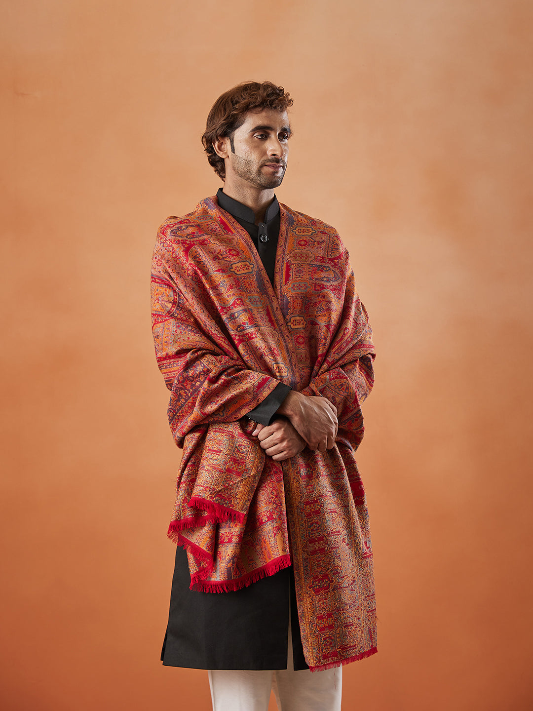 Men Shahi Mehfil Kaani Shawl (Size: 101x203 Cm)