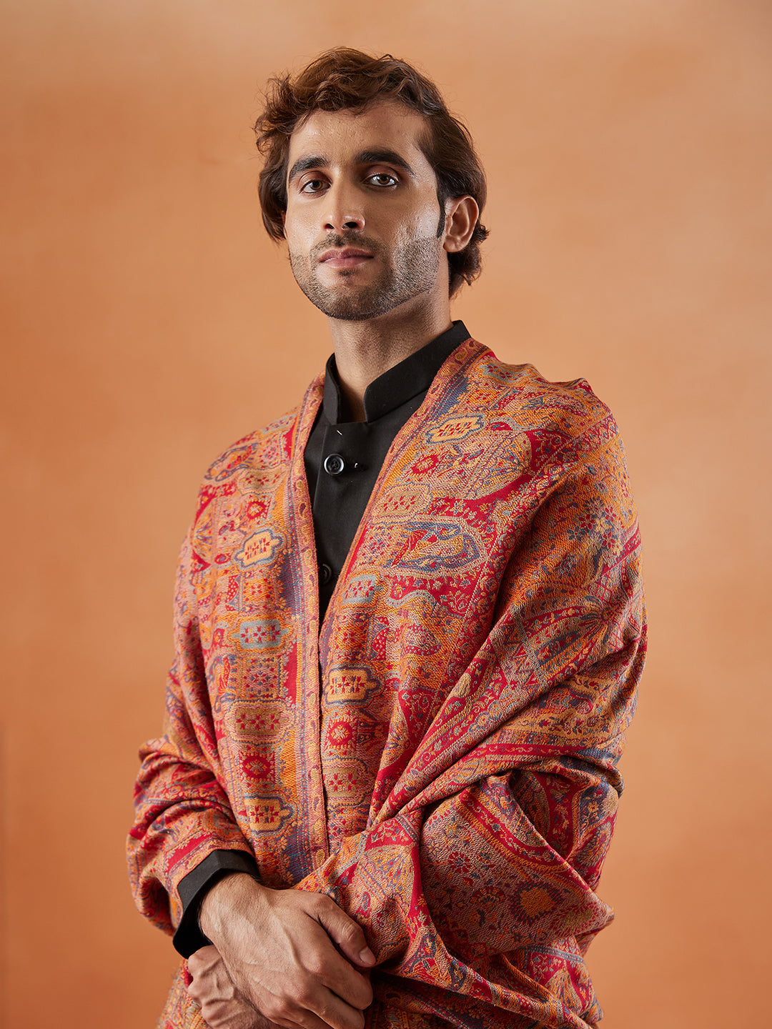 Men Shahi Mehfil Kaani Shawl (Size: 101x203 Cm)