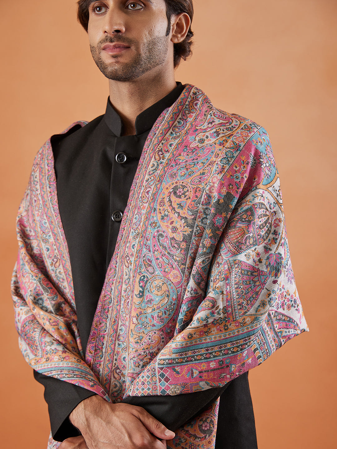 Mens Chandrika Kaani Shawl (Size: 101x203 Cm)