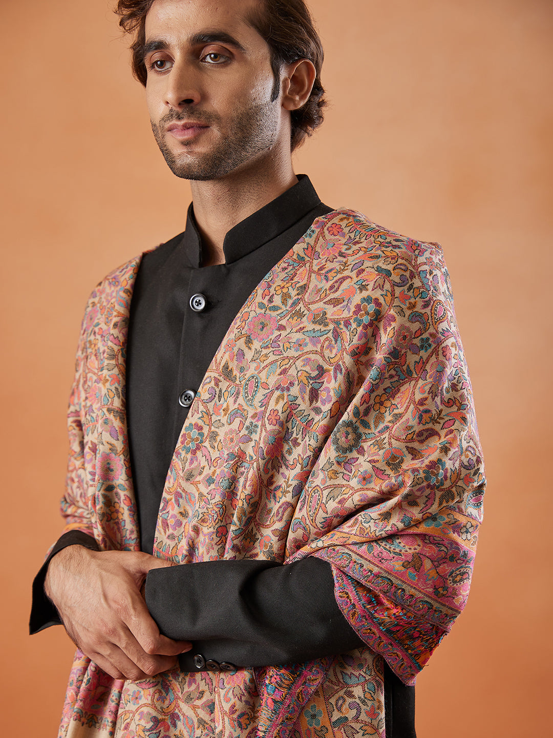 Mens Gulzar Kaani Shawl (Size: 101x203 Cm)