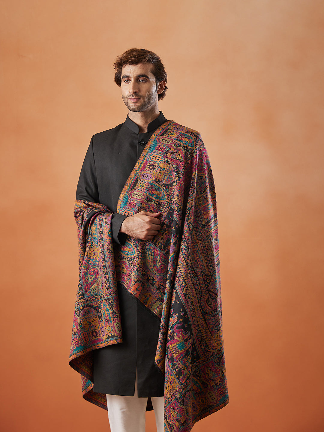 Mens Shahi Mehfil Kaani Shawl (Size: 101x203 Cm)