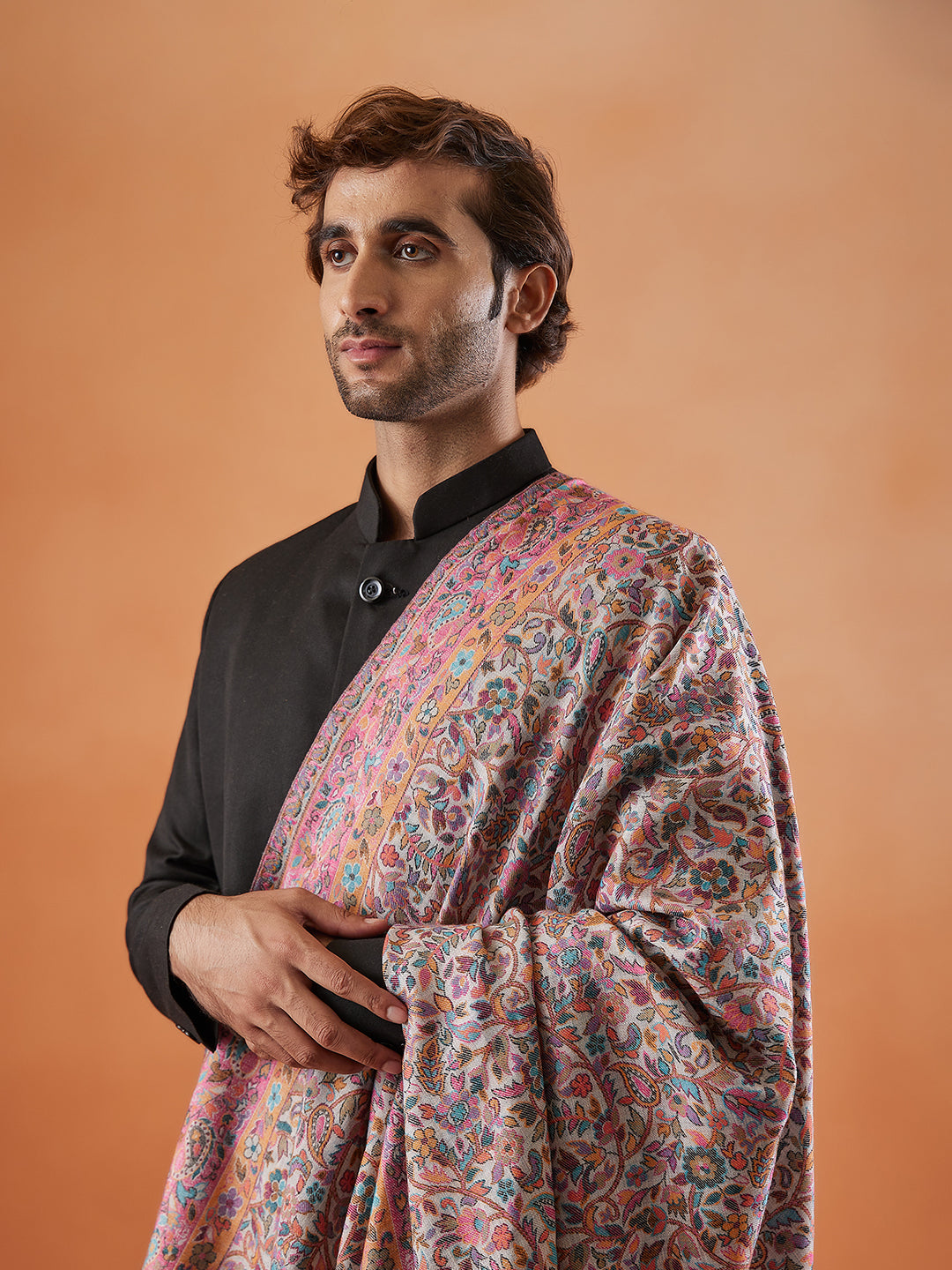 Mens Gulzar Kaani Shawl (Size: 101x203 Cm)