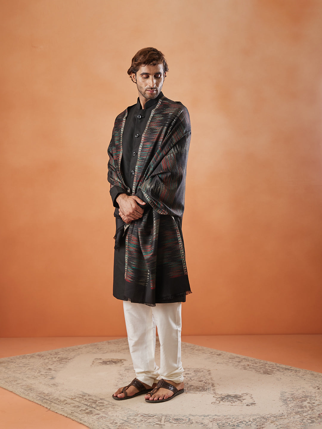 Men Rukhsaar Kaani Stole (Size 71x203 cm)