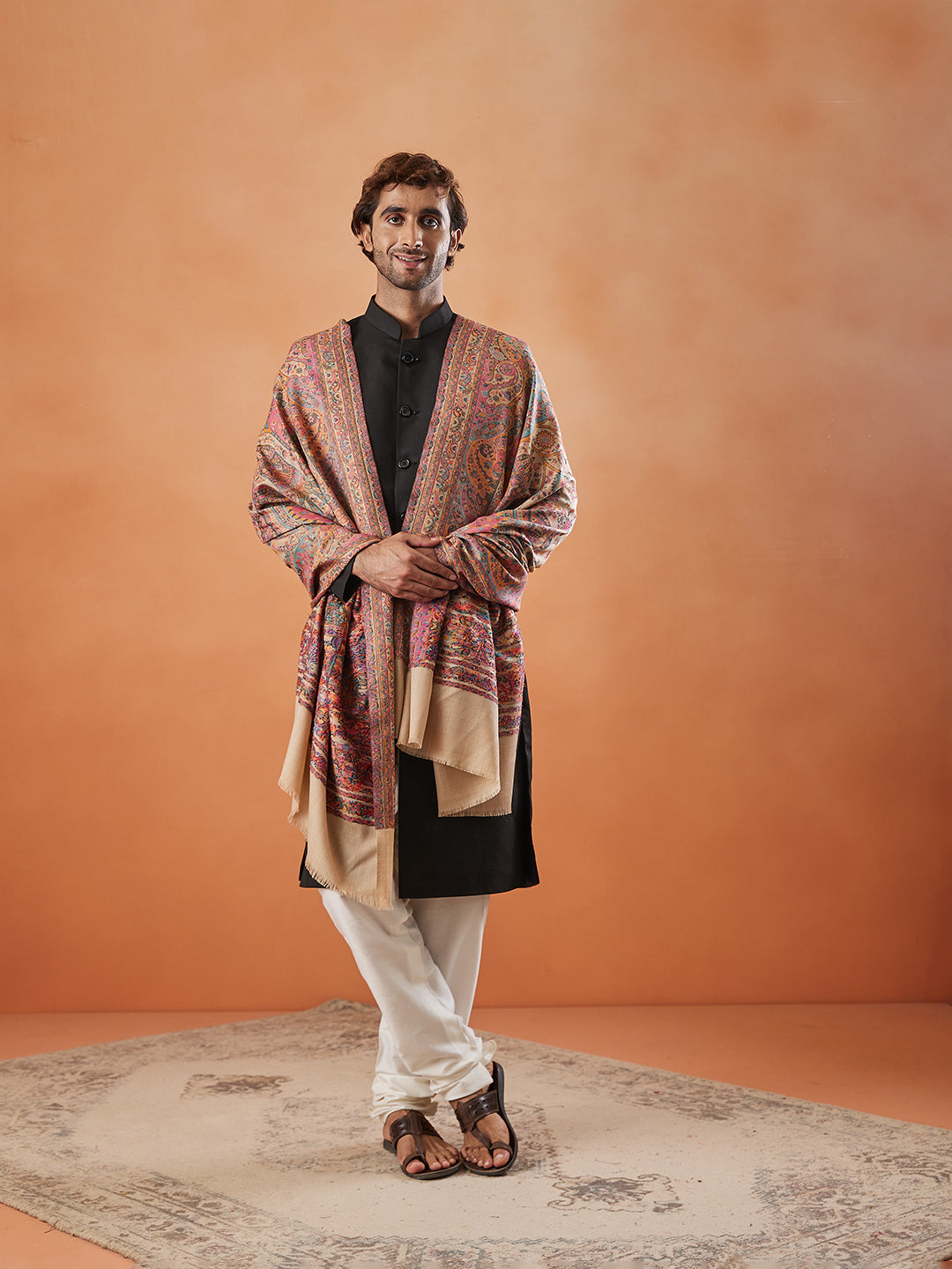 Mens Khushnuma Kaani Shawl (Size: 101x203 Cm)