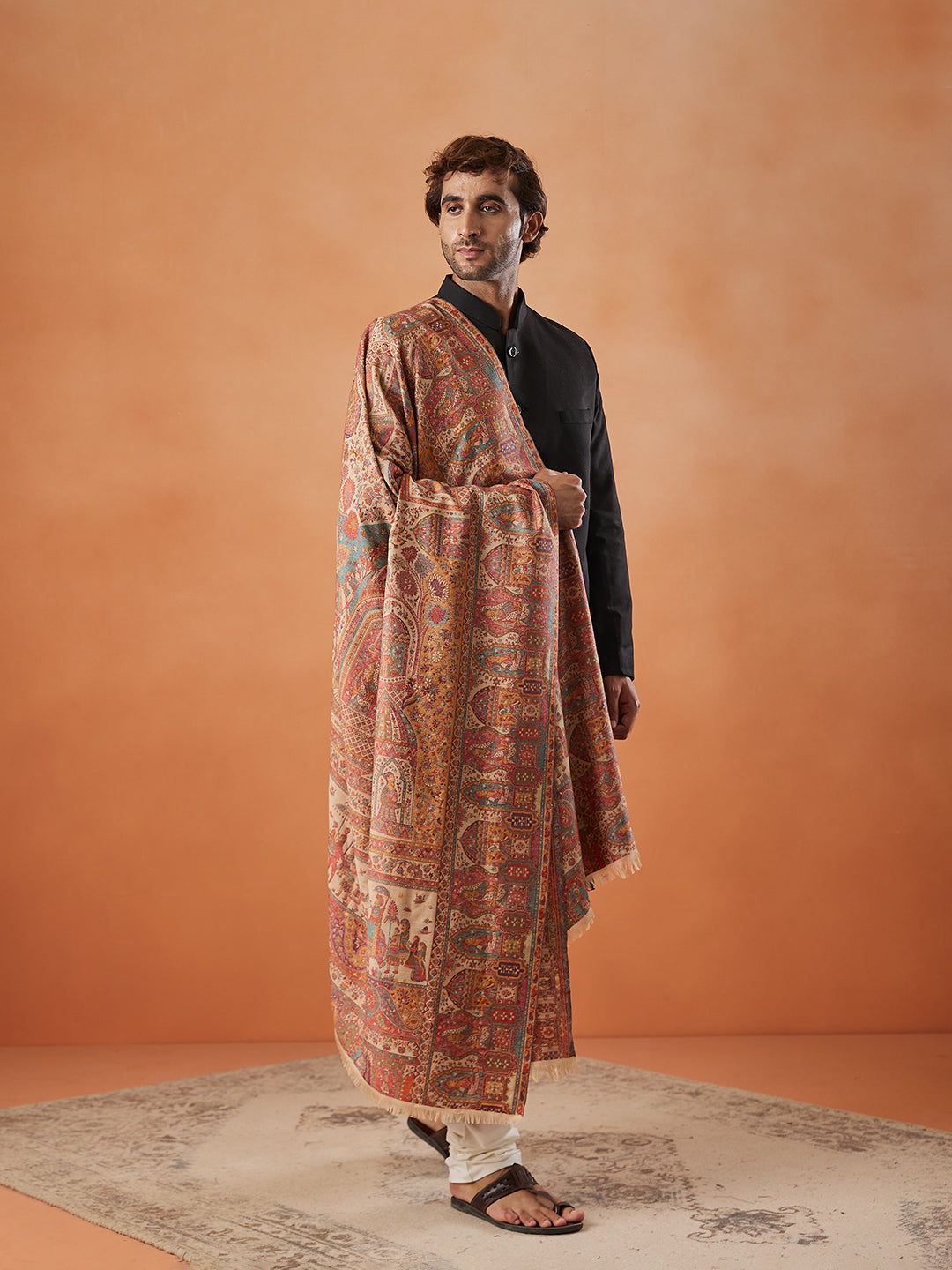 Mens Shahi Mehfil Kaani Shawl (Size: 101x203 Cm)