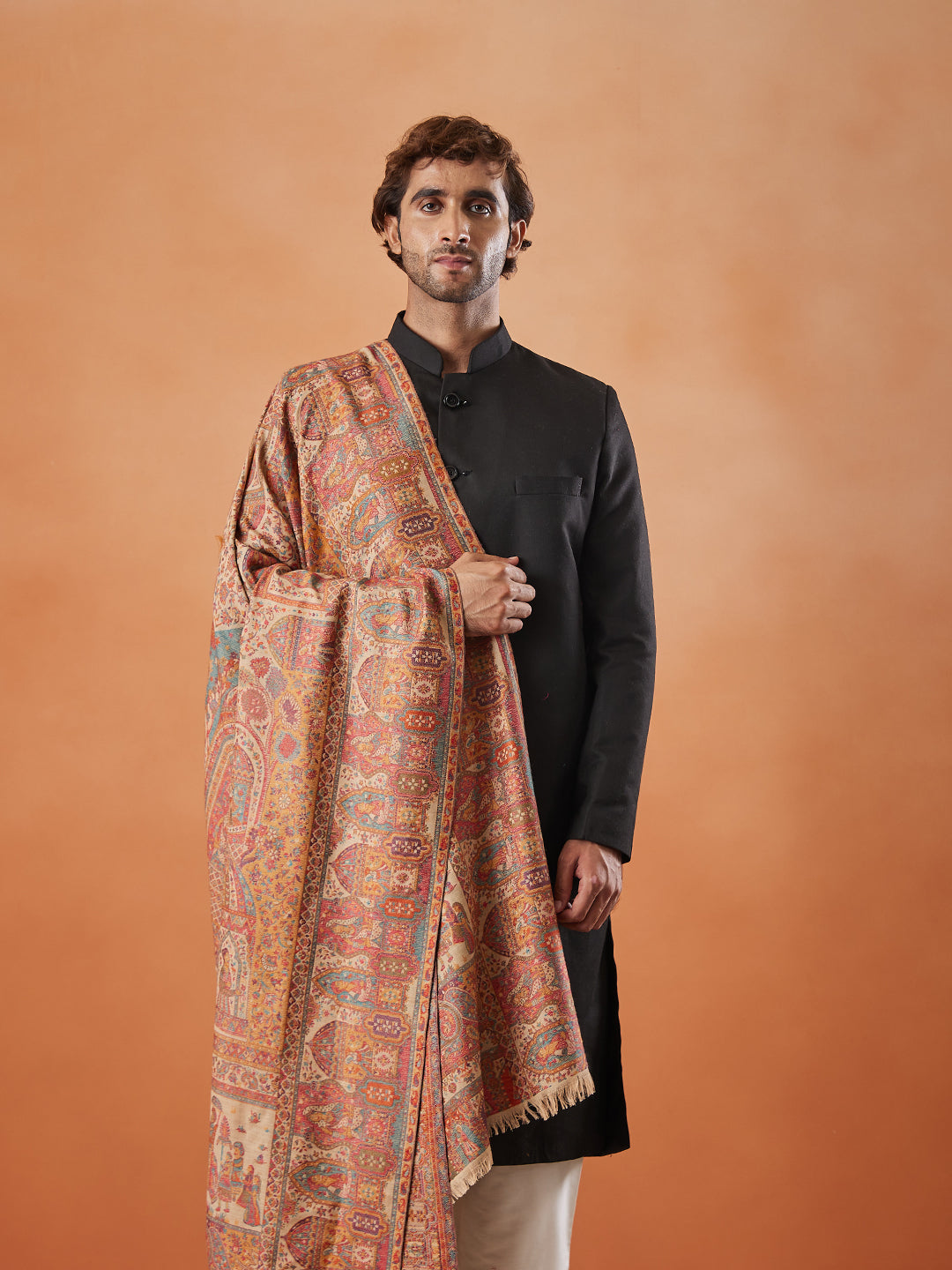 Mens Shahi Mehfil Kaani Shawl (Size: 101x203 Cm)