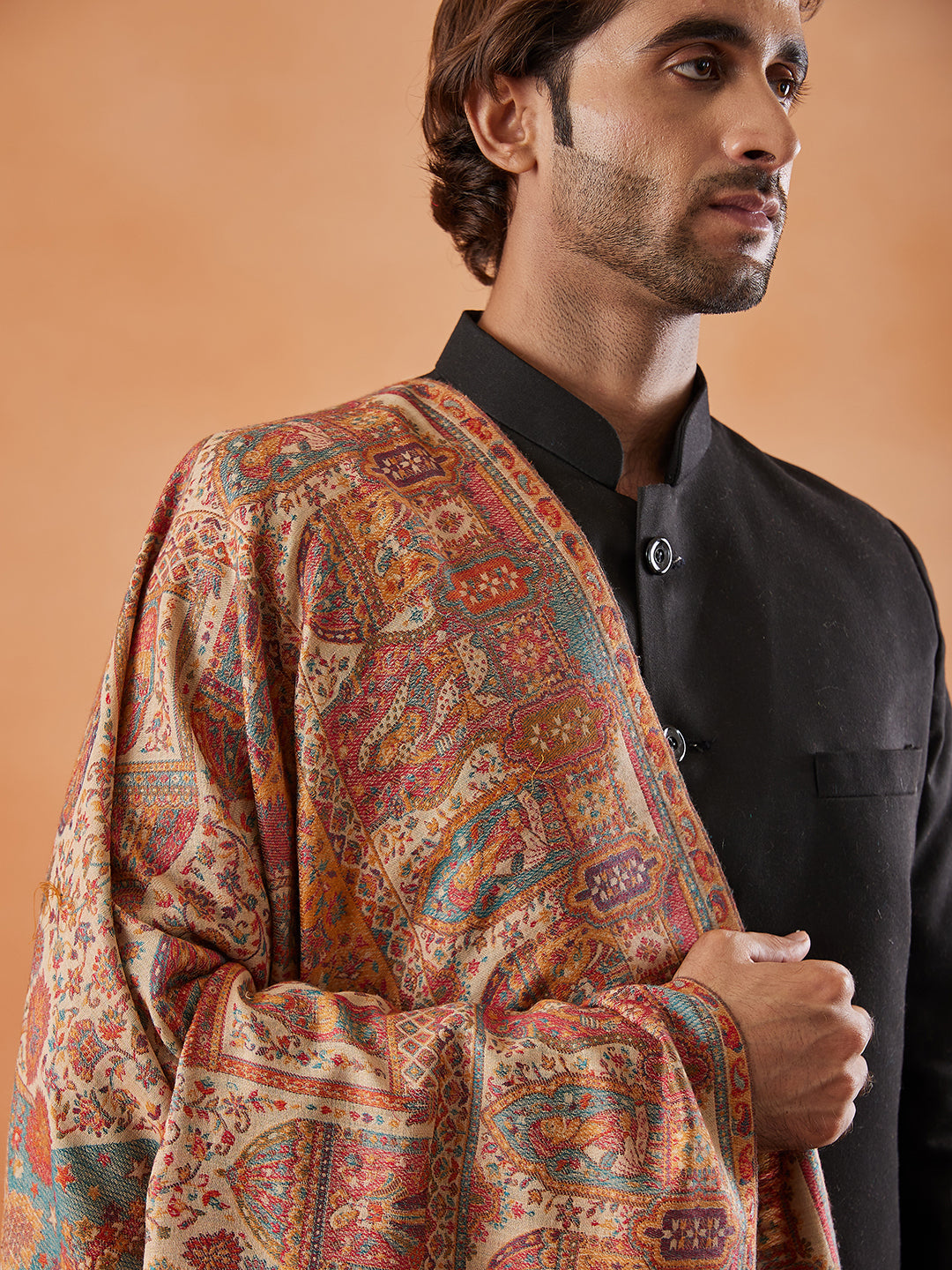 Mens Shahi Mehfil Kaani Shawl (Size: 101x203 Cm)