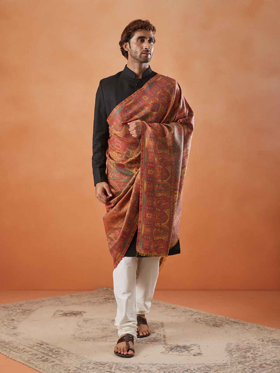 Mens Shahi Mehfil Kaani Shawl (Size: 101x203 Cm)