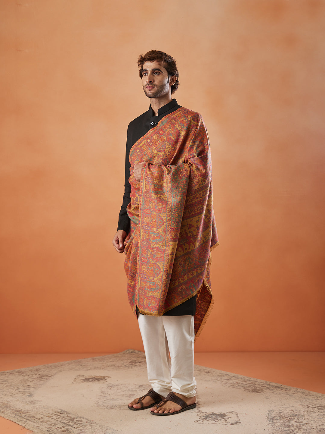 Mens Shahi Mehfil Kaani Shawl (Size: 101x203 Cm)