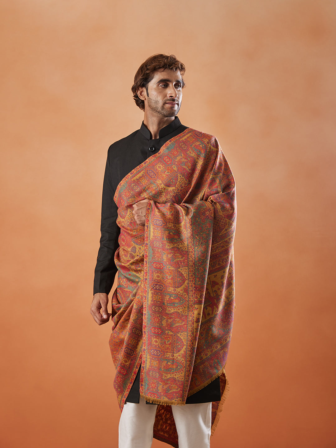 Mens Shahi Mehfil Kaani Shawl (Size: 101x203 Cm)