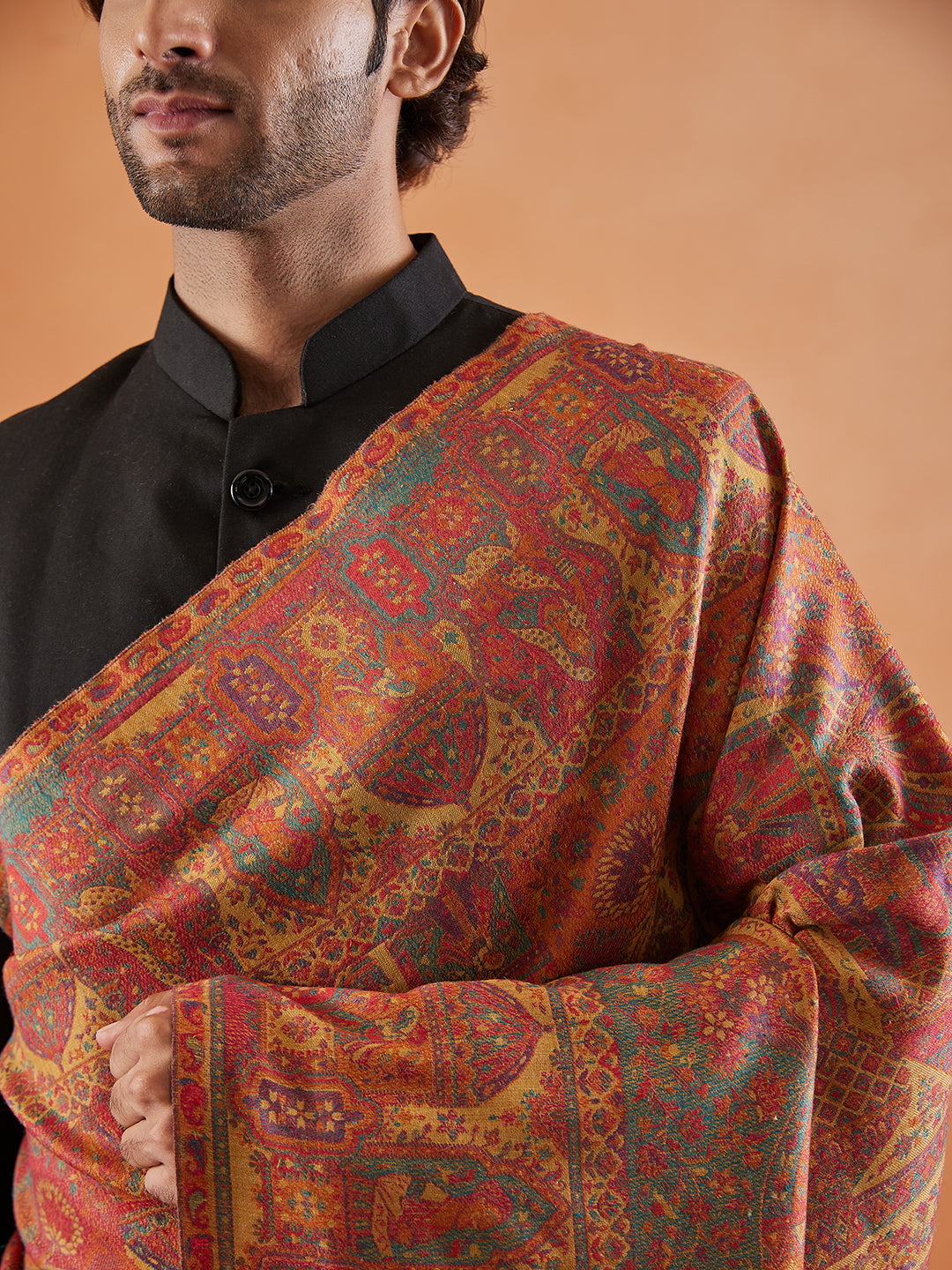 Mens Shahi Mehfil Kaani Shawl (Size: 101x203 Cm)