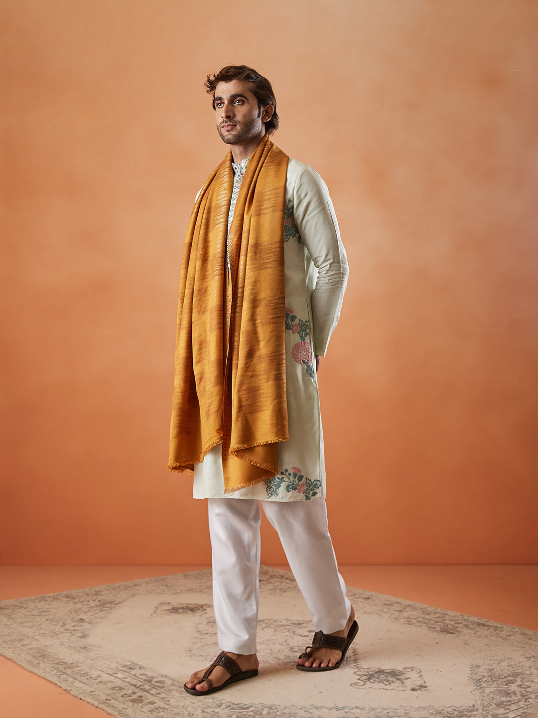 Men Rukhsaar Kaani Stole (Size 71x203 cm)