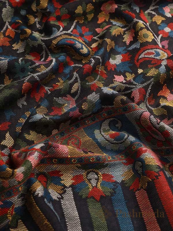 Women's Bahaar Kaani shawl with Pashmoda watermark