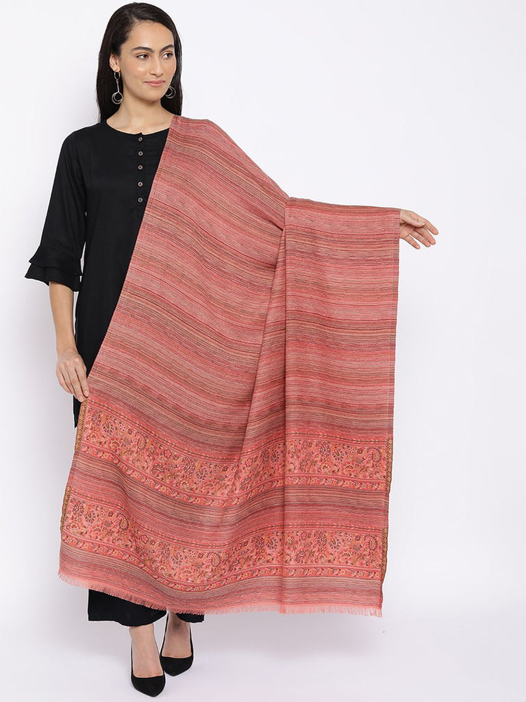 Kaani Wool Blend Kashmiri Shawl (Size: 101 X 203 CM) – Pashmoda